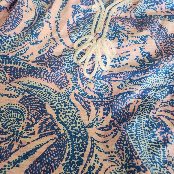Lilly Pulitzer Kaia Knit Tunic Top Size XS Boca Blue Sea What I Sea - Picture 13 of 15